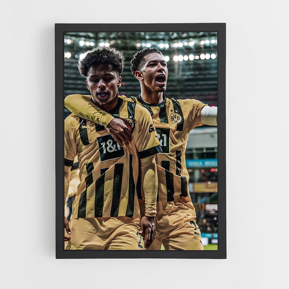 Poster La Fête Jaune et Noire (vue 2)